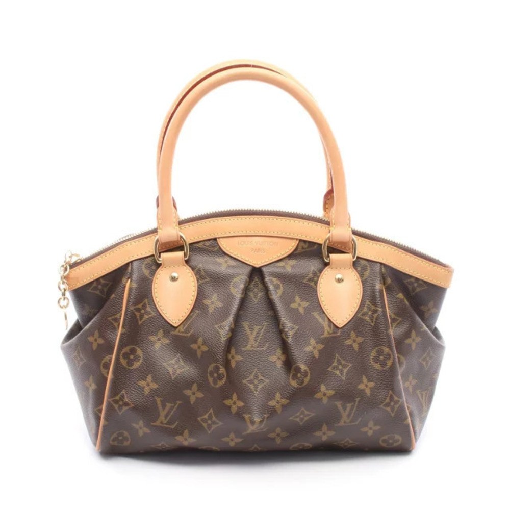 Louis Vuitton Tivoli Handbag Canvas Leather Monogram Brown